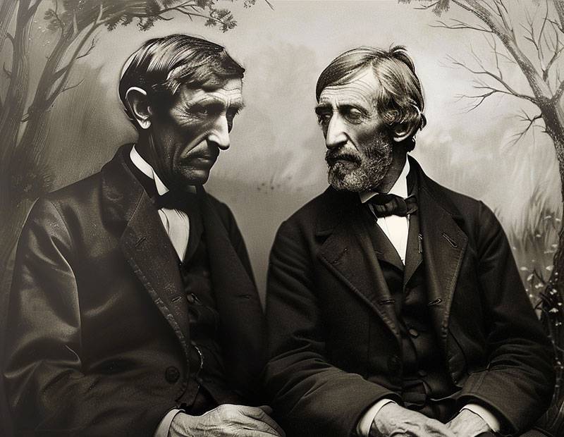 Ralph Waldo Emerson significantly influenced Henry David Thoreau